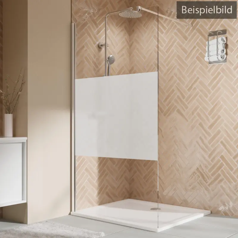 Breuer Elana 2.0 eckig Walk-In Duschwand alleinstehend Intima 100 cm - Alu Silber matt Meistverkauft