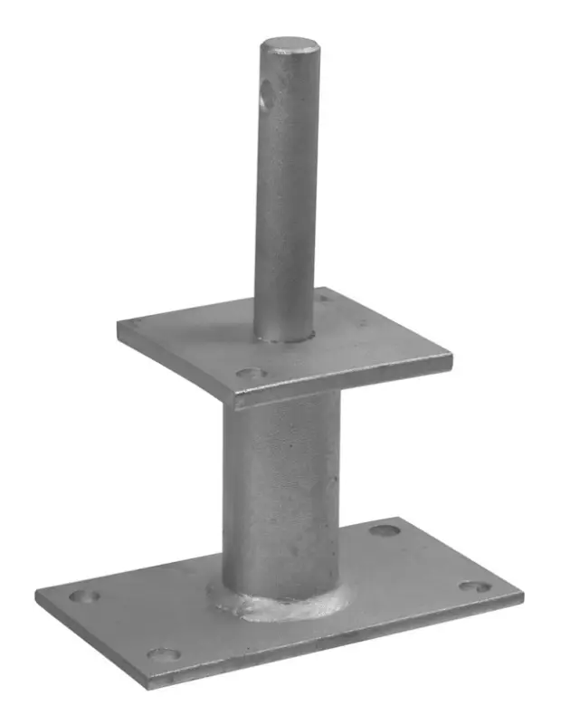 Stroxx Pfostenträger Typ I, 200 x Ø 24 mm, zum Aufdübeln, feuerverzinkt Beliebt