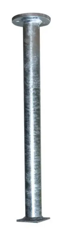 Aktuell Stroxx Pfostenträger Typ P mit Rohrdolle, 48 x 500 mm, feuerverzinkt