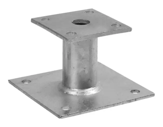 Stroxx Pfostenträger Typ P, zum Aufdübeln, Höhe 150 mm, feuerverzinkt Markenware