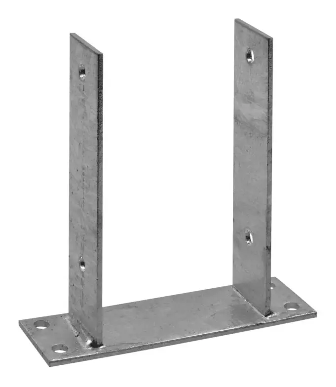 Top-Seller Stroxx Pfostenträger U-Form zum Aufdübeln, für Pfosten 80 mm, feuerverzinkt