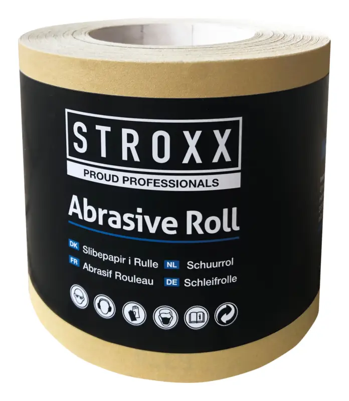 Rabatt Stroxx Schleifrolle Abrasive Roll, 115 mm x 50 m, K80