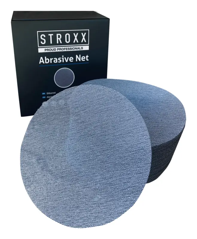 Stroxx Schleifscheibe Netz, 150 mm, K80, staubreduziertes Schleifen, 50 Stück Mega-Angebot