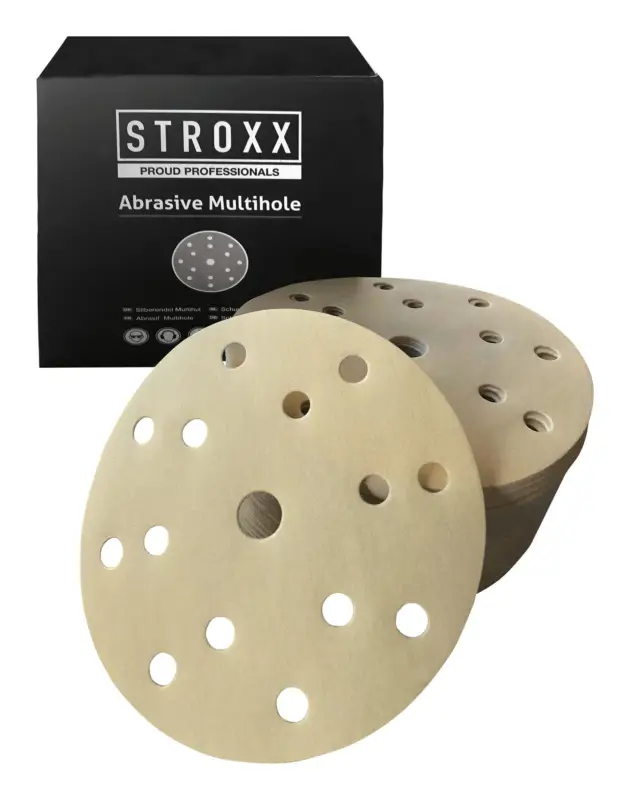 Stroxx Schleifscheibe, 150 mm, Multihole, K150, 100 Stück Sale
