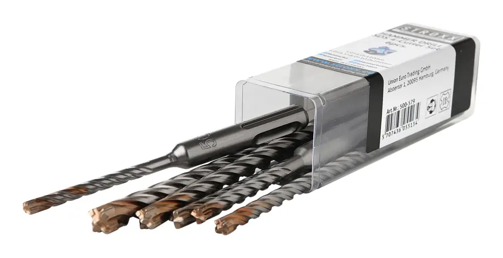 Stroxx SDS-Plus Hammerbohrer-Set 4-Cut, 6-teilig Meistverkauft
