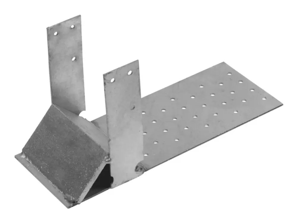 Expressversand Stroxx Sparrenpfettenanker Holz, 124 mm, feuerverzinkt