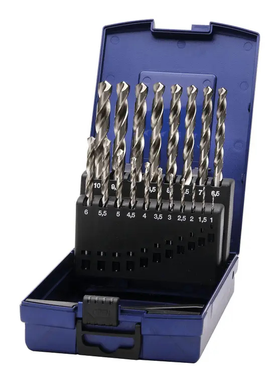 Stroxx Spiralbohrerkassette HSS DIN 338, geschliffen mit Kreuzanschliff, Ø 1-13 mm, 25-teilig Sofort Bestellen