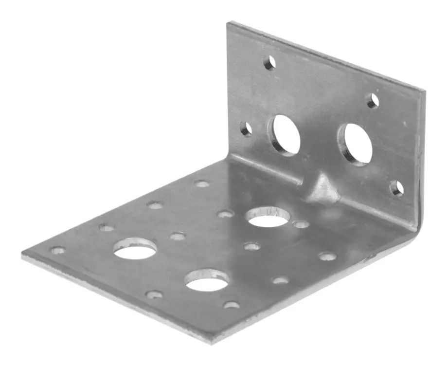 Preis Gesenkt Stroxx Winkelverbinder mit Steg ungleich, 48 x 90 x 116 mm, sendzimirverzinkt