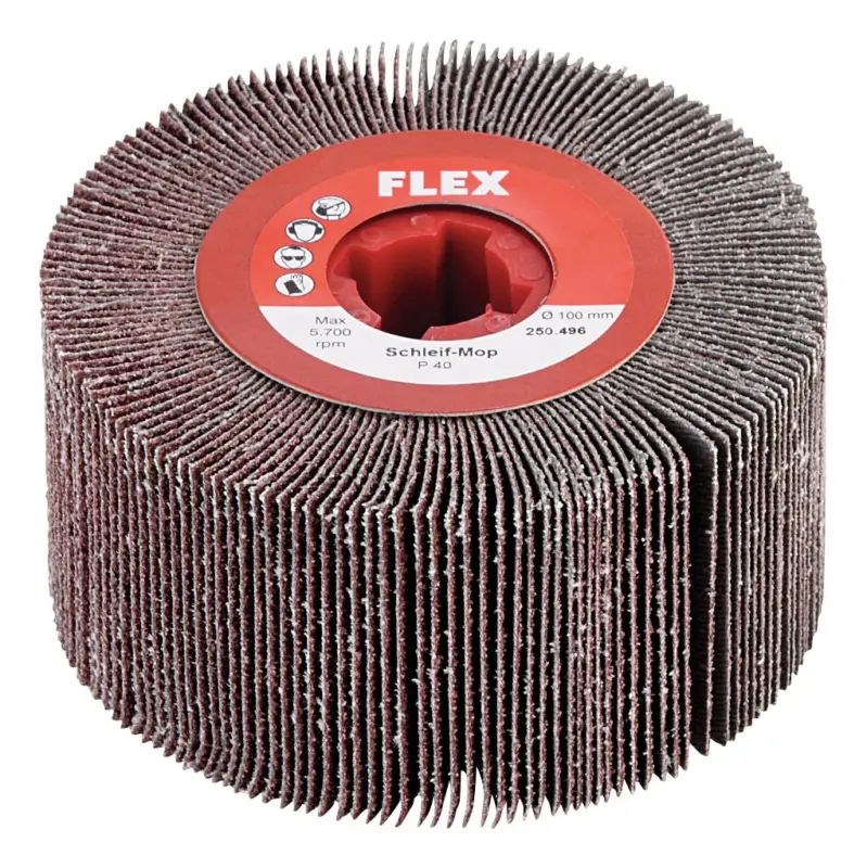 Versand Am Gleichen Tag Flex Schleif-Mop Korn P 60 Breite 100 mm
