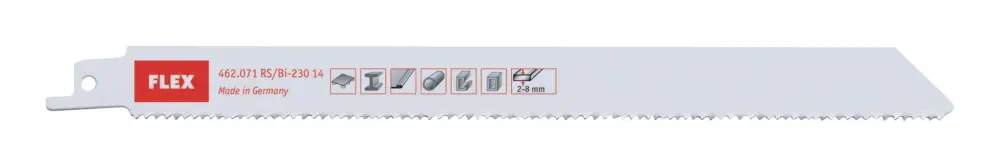 Knallerangebot Flex Säbelsägeblätter für Metall und Blech 14 Zähne pro Zoll 230 mm