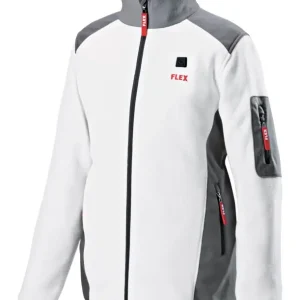 Flex Akku-Heizjacke Lady Fleece 10,8 / 18 V Größe M Weiß Zertifiziert