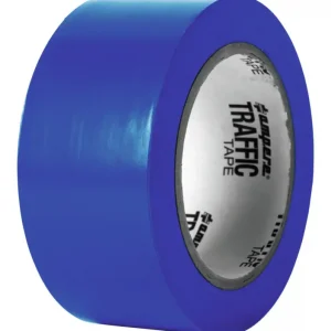 A.M.P.E.R.E. Traffic Tape Standard 0,15 mm Dicke 50 mm x 33m Blau Markenware