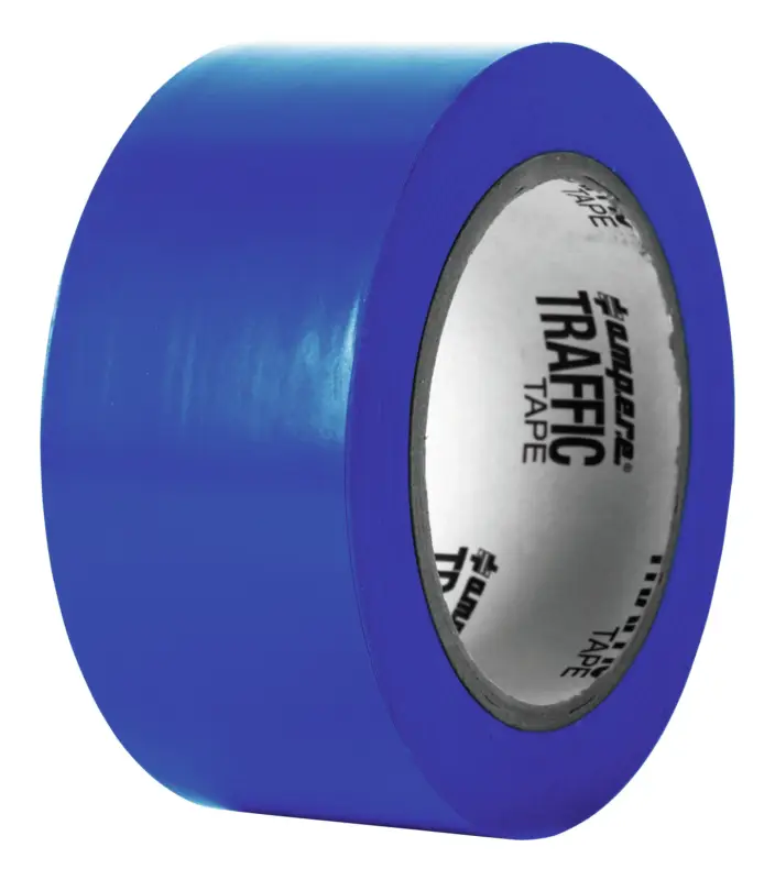A.M.P.E.R.E. Traffic Tape Standard 0,15 mm Dicke 50 mm x 33m Blau Markenware