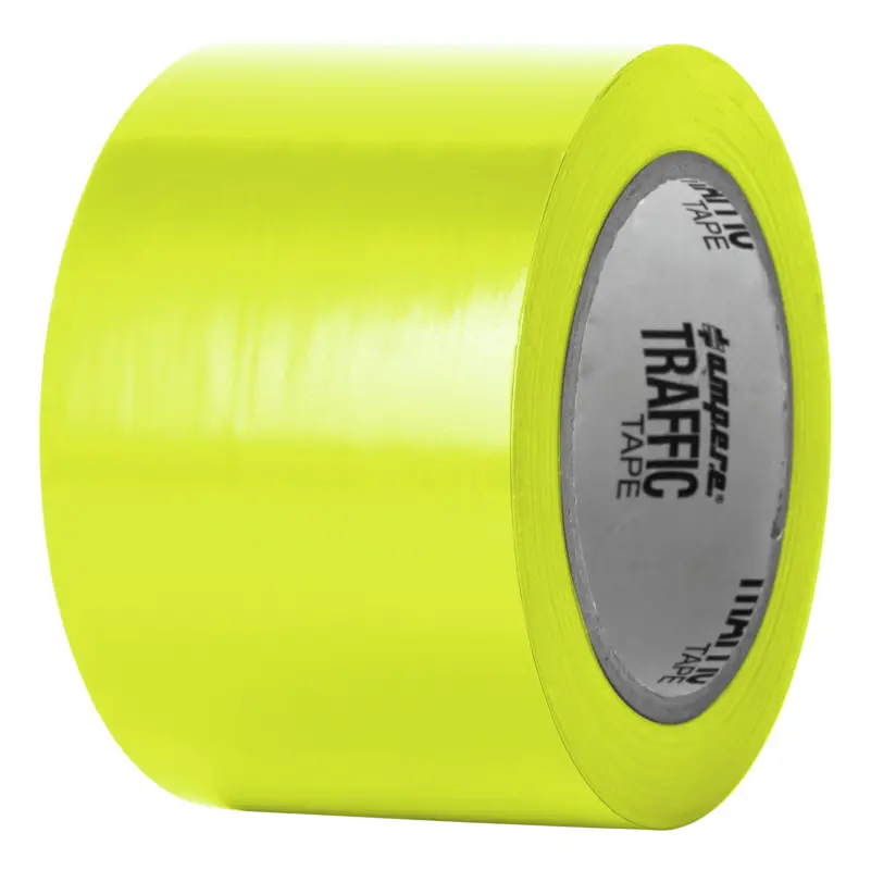 Garantierte Lieferung A.M.P.E.R.E. Traffic Tape Standard 0,15 mm Dicke 75 mm x 33m Gelb