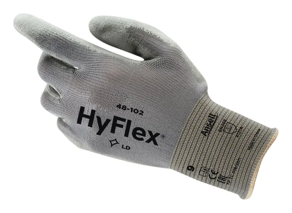 Ansell Handschuh HyFlex 48-102, Größe 9 (Verpackungseinheit 12 Paar) Echt
