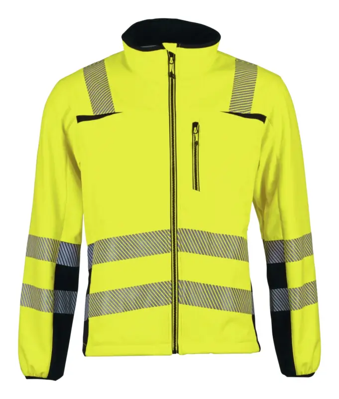 Asatex Softshelljacke Trendline, Größe M gelb/schwarz Größe M Finale Aktion