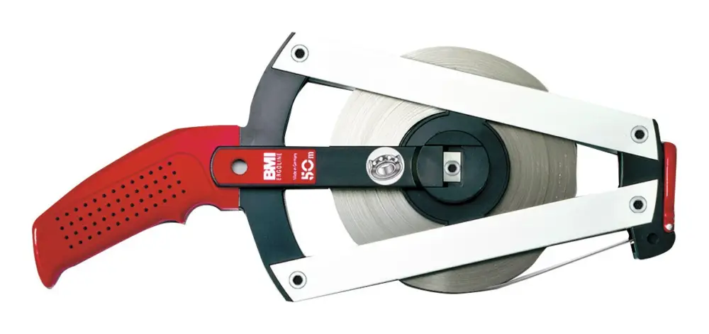 BMI Rahmenbandmaß Glasfaser 30 m x 13 mm Maßanfang A Ergoline V-Form Markenware