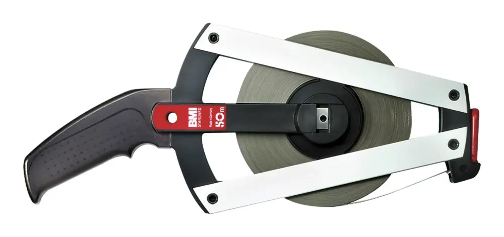 Top-Preis BMI Rahmenbandmaß Polyamid 50 m x 13 mm Maßanfang B Flextop Standard