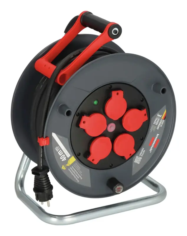 Zertifiziert Brennenstuhl Kabeltrommel Kunststoff H07RN-F3G2,5 40m BGI608 professional