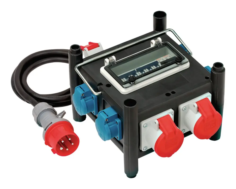 Brennenstuhl Kleinstromverteiler 16A H07RN-F5G2,5 2m CEE 2xCEE 400V + 5 x 230V Direktkauf