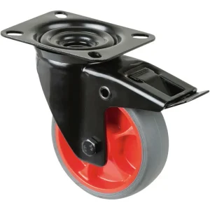 BS Rollen Lenkolle L820.B44.101.03 mit Platte, Ø 100, B 32 mm 110 kg, TPR Bestseller