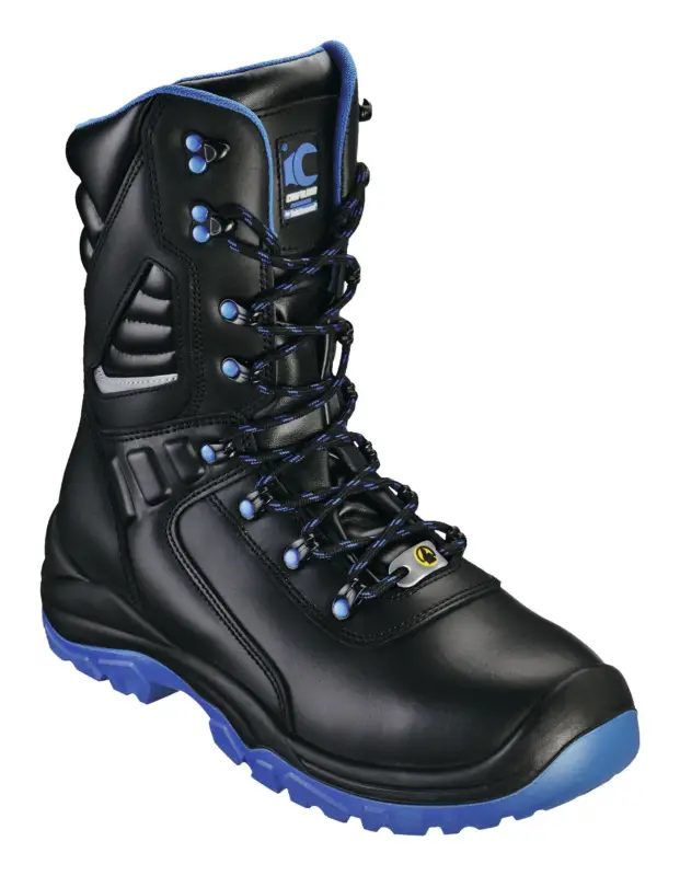 Markenware Craftland Hochstiefel Torgau Schwarz/blau, S3S SR ESD Größe 47 (Verpackungseinheit 1 Paar)