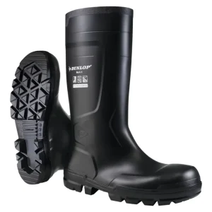 Dunlop Sicherheitsstiefel Work-It FullSafety Black PVC SR LO LG S5 Größe 49 (Verpackungseinheit 1 Paar) Letzte Chance