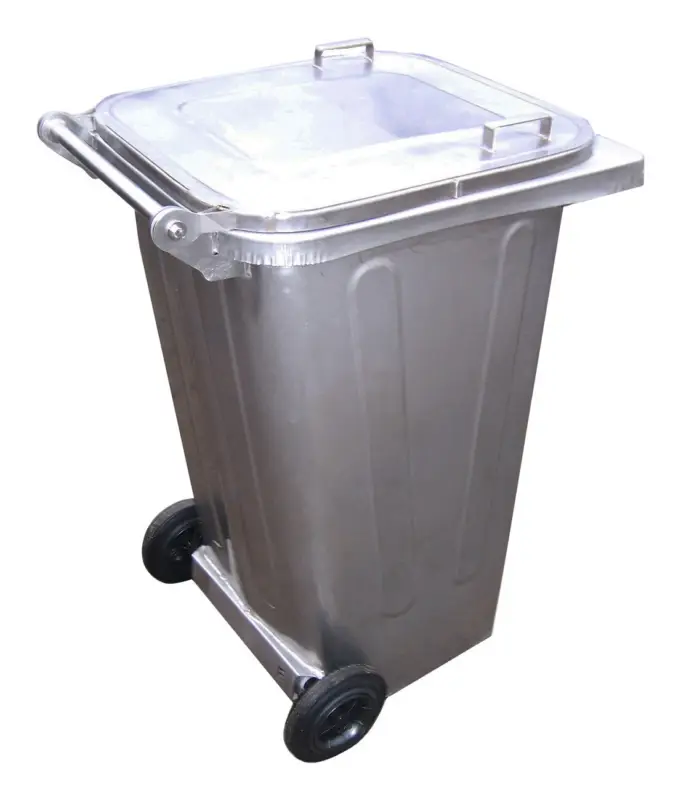 E.K.H. Plauen Großmülltonne 240l verzinkter Stahl, Rollen D200mm, Ölablassstuzen B600xT740xH1060mm Angebot