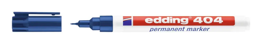 Edding Permanentmarker 404 Strichbreite 0,75 mm, blau Aktuell