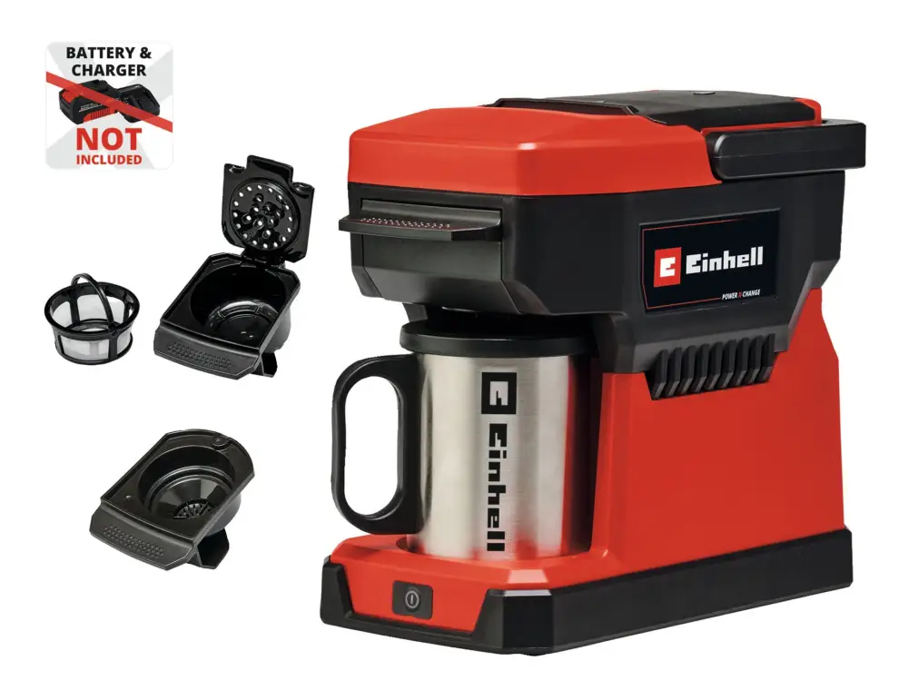 Einhell Akku-Kaffeemaschine TE-CF 18 Li-Solo Markenprodukt