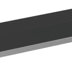 Elko Gummimetall-Anschlag-Schiene, Typ FS, 25 x 19 x 45 mm, l=84, S=3, NR57, 2xø6,5 (Verpackungseinheit 3 Stück) Neu
