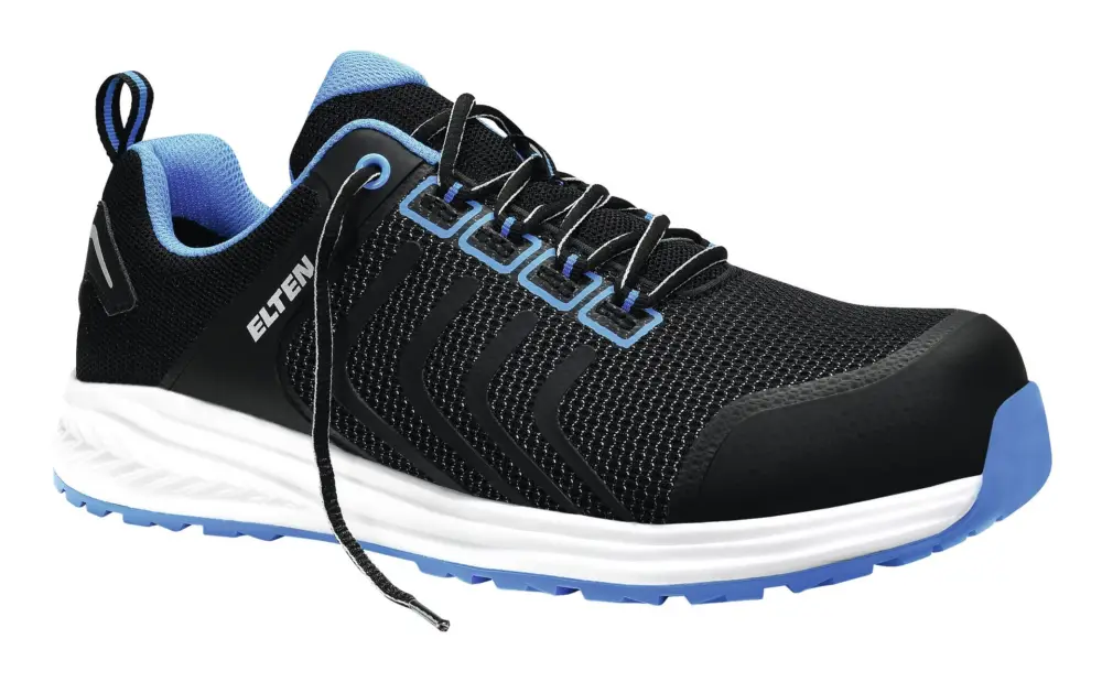 Billig Elten Sicherheitshalbschuh 720821 LIVAS Low Schwarz-blau, S1P ESD Größe 41 (Verpackungseinheit 1 Paar)