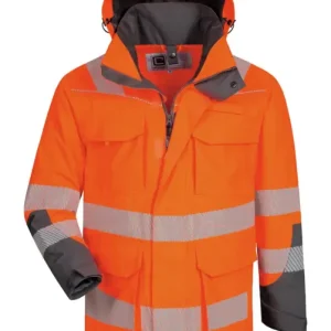 Highlight Elysee Warnschutzparka Herwin orange/grau Größe 3XL