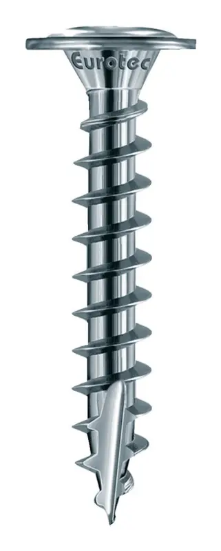 Eurotec Schieferschraube Paneltwistec, Tellerkopf TX20 anthrazit RAL7016 4 x 30 mm Edelstahl gehärtet (Verpackungseinheit 500 Stück) Direkt Vom Hersteller