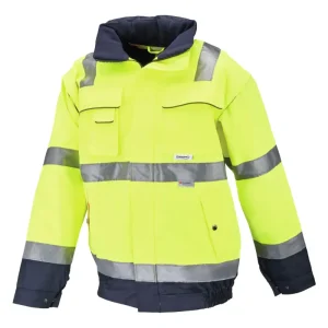 Nur Heute Format Warnjacke Comfort, Größe 4XL, gelb/marine