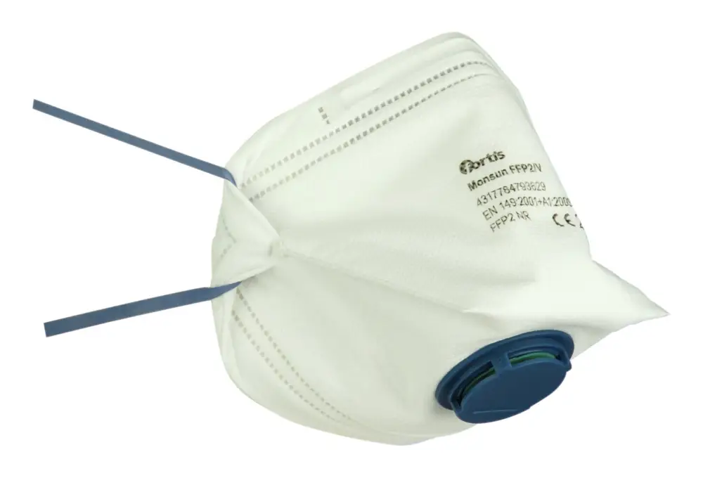 Nur Heute Fortis Atemschutzmaske Monsun FFP2 V, Box = 10 Stück