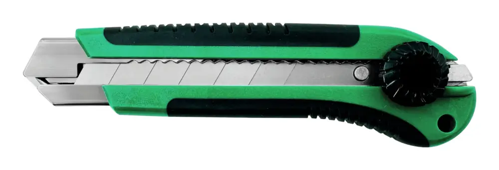 Fortis Cuttermesser Kunststoff 25 mm mit 1 Klinge mit Feststellrad Letzte Chance