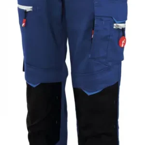 Zertifiziert Fortis Damen-Bundhose Flex kornblau/schwarz/blau Größe 46