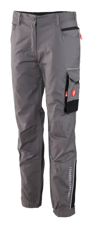 Markenprodukt Fortis Damen-Cargohose Performance grau/schwarz Größe 46