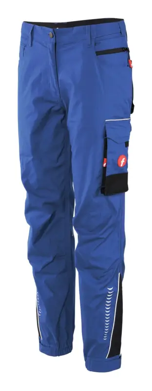 Nur Für Kurze Zeit Fortis Damen-Cargohose Performance kornblau/schwarz Größe 52