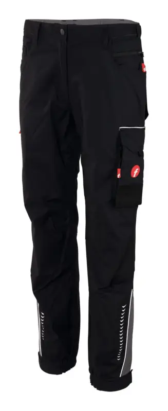 Fortis Damen-Cargohose Performance schwarz/grau Größe 34 Top-Preis