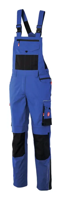 Nur Für Kurze Zeit Fortis Damen-Latzhose Performance kornblau/schwarz Größe 52