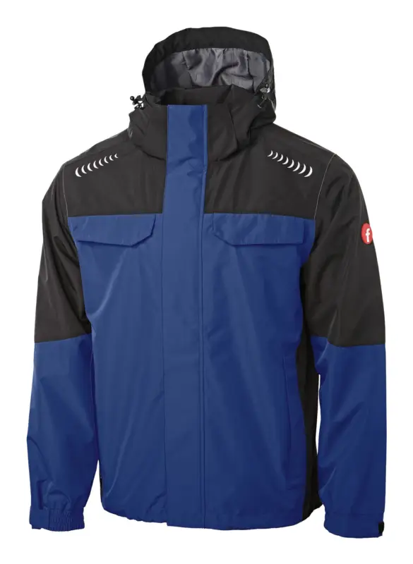 Fortis Elements Regenjacke Plus kornblau/schwarz Größe 4XL Sichere Zahlung