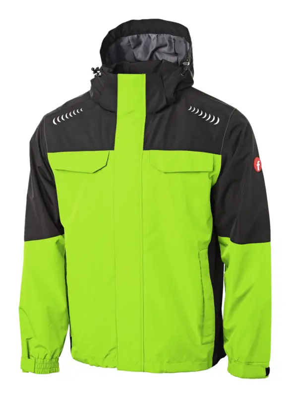 Fortis Elements Regenjacke Plus lime/schwarz Größe L Markenprodukt