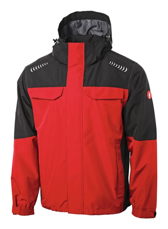 Bestseller Fortis Elements Regenjacke Plus rot/schwarz Größe XS
