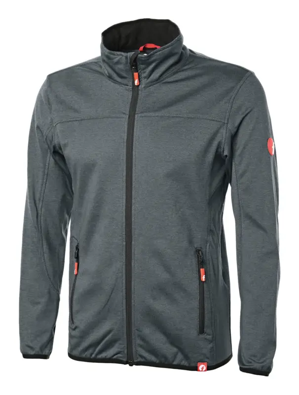 Online Kaufen Fortis Elements Tech-Fleecejacke grau/schwarz meliert Größe L