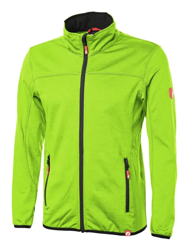 Fortis Elements Tech-Fleecejacke lime/schwarz meliert Größe S Geprüft