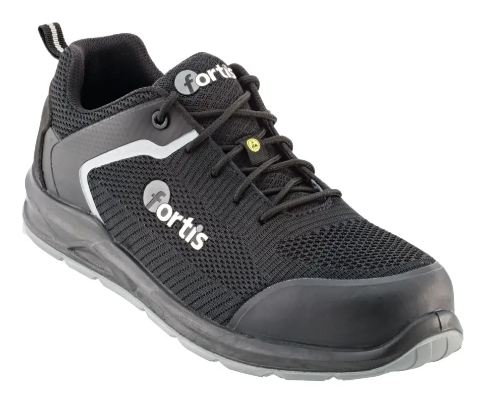 Highlight Fortis Halbschuh Michael, schwarz, S1PL, SR ESD, Größe 40 (Verpackungseinheit 1 Paar)