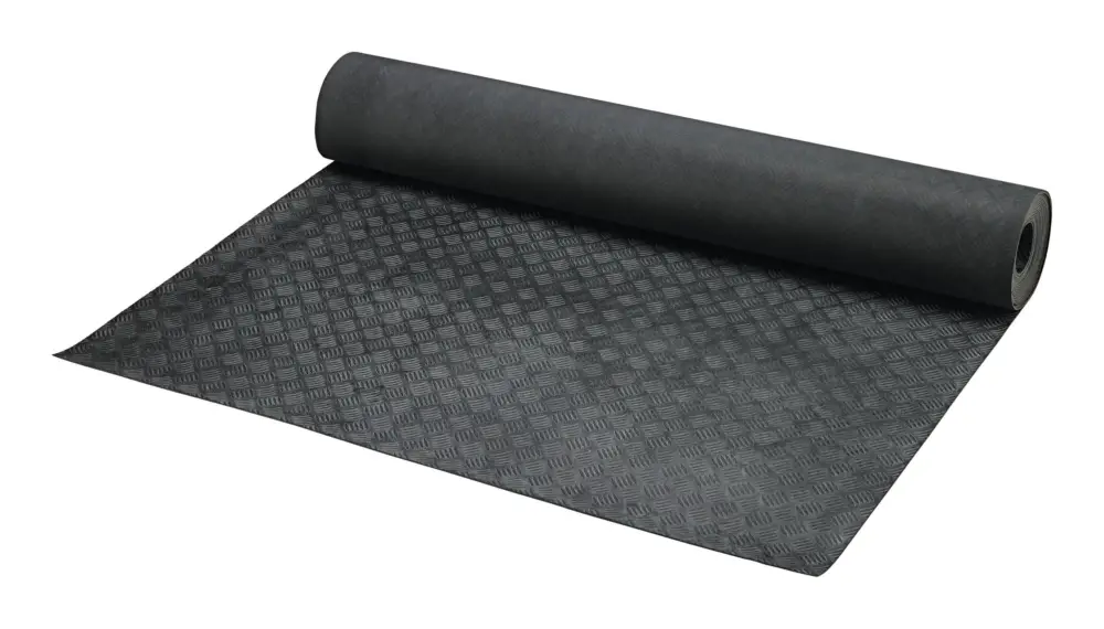 Must-Have Fortis Hammerschlagmatte PRO, NR/SBR, schwarz, 3 mm, 1400 mm 10m