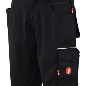 Zertifiziert Fortis Herren-Bermuda Performance schwarz/lime Größe 60
